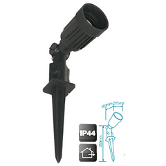 Estaca de Jardim c/ Suporte E27 220V IP44 150W Máx - GSC