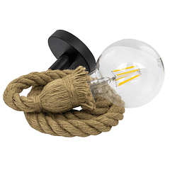 Suporte de Lâmpada E27 Corda em Suspensão Retro (1 metro)