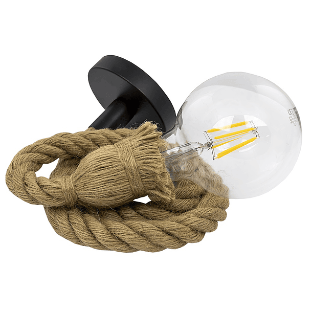 Suporte de Lâmpada E27 Corda em Suspensão Retro (1 metro) 