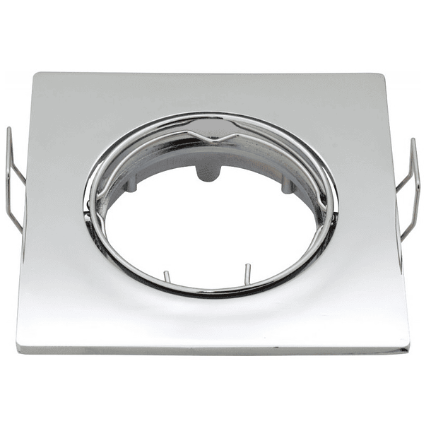 Aro Quadrado Ajustável em Aluminio p/ Lampadas MR16-GU10 1