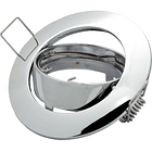 Aro Redondo Ajustável em Aluminio p/ Lampadas MR16-GU10 1