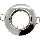 Aro Redondo Ajustável em Aluminio p/ Lampadas MR16-GU10 2