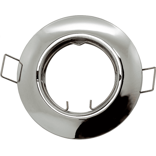 Aro Redondo Ajustável em Aluminio p/ Lampadas MR16-GU10 2