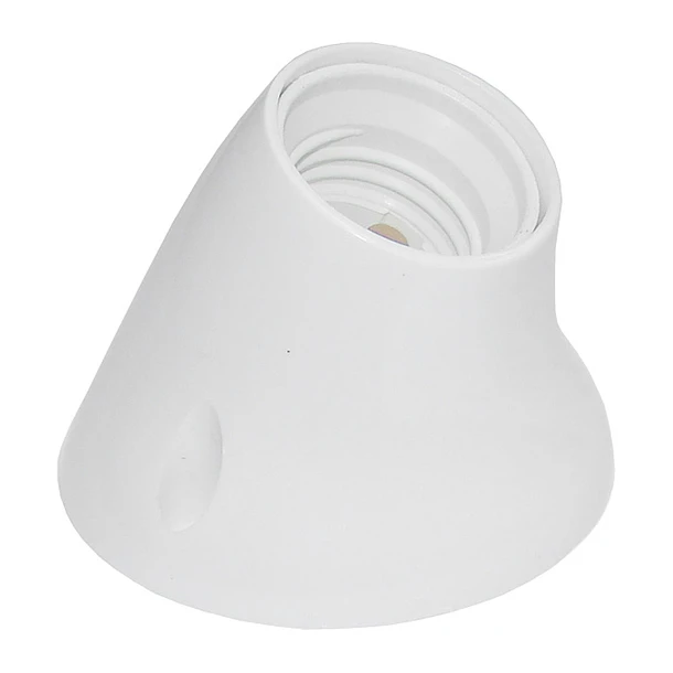 Suporte de Lampada E27 c/ Base PC Inclinado (Branco) - GSC 