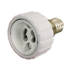 Suporte Adaptador Lampada E14 -> GU10