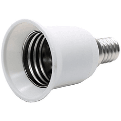 Suporte Adaptador Lampada E14 -> E27
