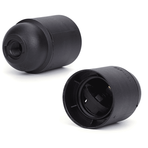 Suporte de Lampada E27 (Preto) 1