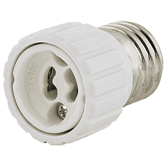 Suporte Adaptador Lampada E27 -> GU10