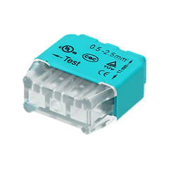 Pack 100x Ligadores Rápidos p/ 3 Fios (Ø 0,75 ~ 2,5mm²) - ORNO