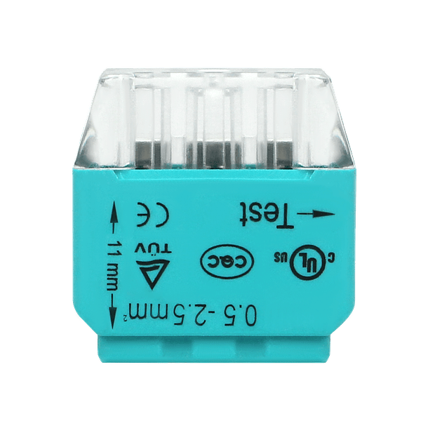 Pack 100x Ligadores Rápidos p/ 3 Fios (Ø 0,75 ~ 2,5mm²) - ORNO 3