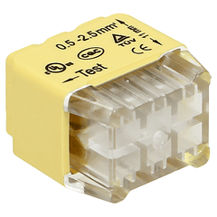 Pack 50x Ligadores Rápidos p/ 6 Fios (Ø 0,75 ~ 2,5mm²) - ORNO