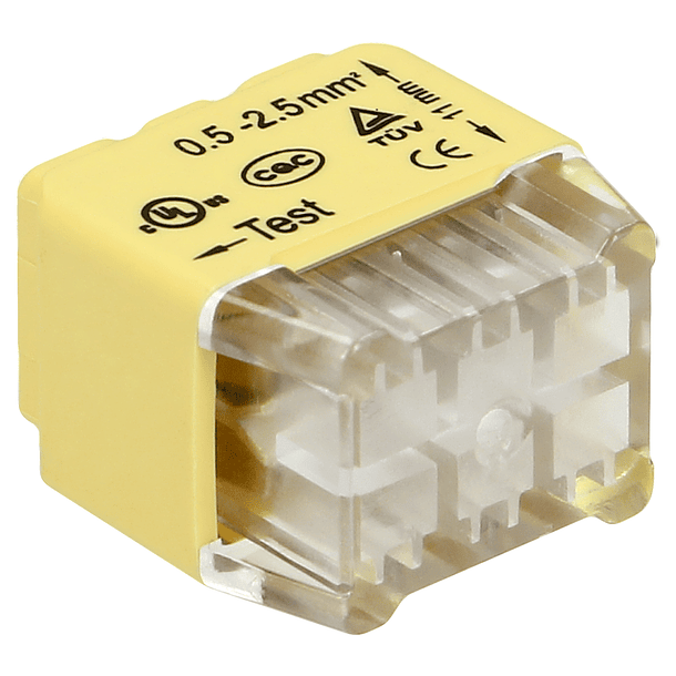 Pack 50x Ligadores Rápidos p/ 6 Fios (Ø 0,75 ~ 2,5mm²) - ORNO 1