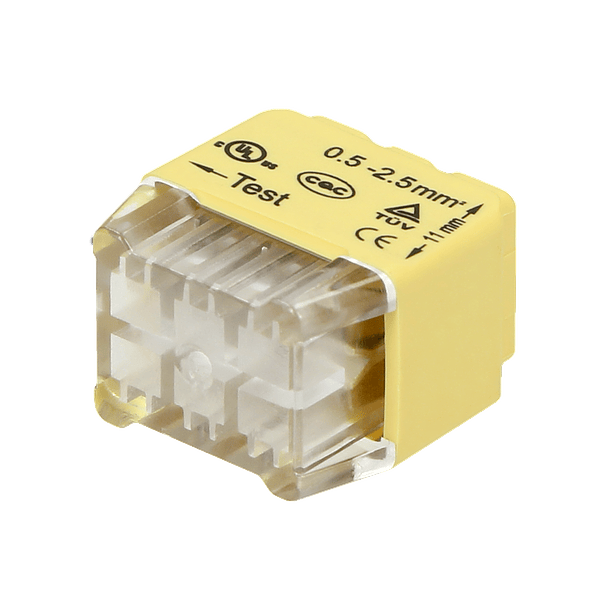 Pack 50x Ligadores Rápidos p/ 6 Fios (Ø 0,75 ~ 2,5mm²) - ORNO 2