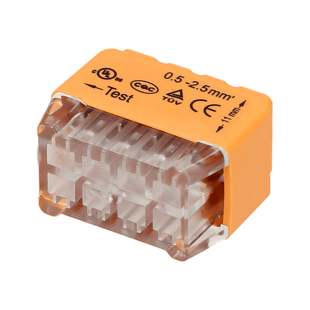 Pack 50x Ligadores Rápidos p/ 8 Fios (Ø 0,75 ~ 2,5mm²) - ORNO 2