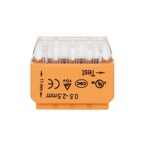 Pack 50x Ligadores Rápidos p/ 8 Fios (Ø 0,75 ~ 2,5mm²) - ORNO 3