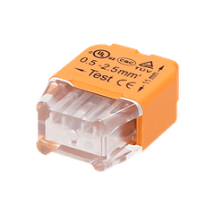 Pack 100x Ligadores Rápidos p/ 2 Fios (Ø 0,75 ~ 2,5mm²) - ORNO