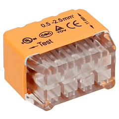 Pack 8x Ligadores Rápidos p/ 8 Fios (Ø 0,75 ~ 2,5mm²) - ORNO