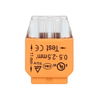 Pack 10x Ligadores Rápidos p/ 2 Fios (Ø 0,75 ~ 2,5mm²) - ORNO 3