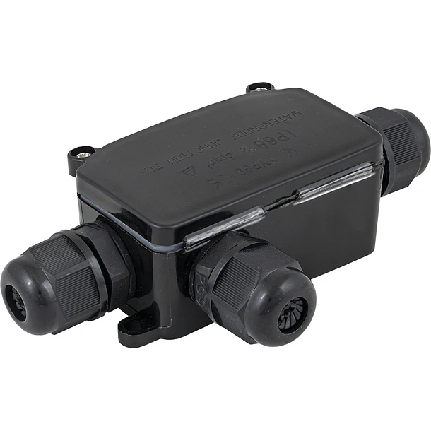 Ligador Estanque c/ Caixa (3 Pinos) 3 Vias 1.0~2.5mm2 IP68 p/ Instalações Eléctricas Exteriores 1