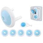 Pack 6x Tampas Protecção p/ Tomadas Corrente 1