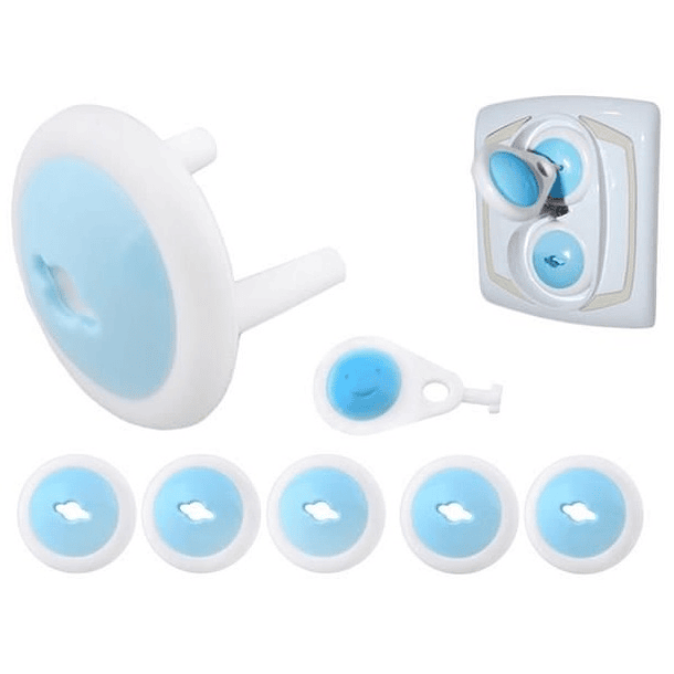 Pack 6x Tampas Protecção p/ Tomadas Corrente 1