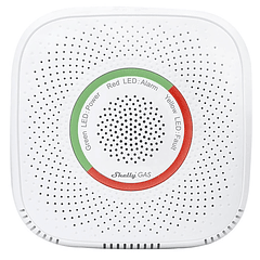 Sensor de Gás Natural CNG Inteligente Wi-Fi c/ Alarme Sonoro e Luminoso - Shelly GAS CNG