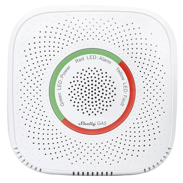 Sensor de Gás Natural CNG Inteligente Wi-Fi c/ Alarme Sonoro e Luminoso - Shelly GAS CNG 