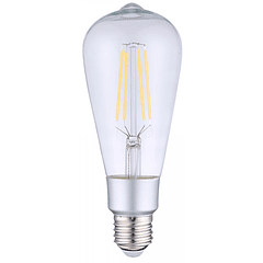 Lâmpada LED E27 ST64 Filamento Smart Wi-Fi 7W Branco Q. 2700K 750Lm - Shelly Vintage ST64