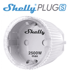 Tomada Inteligente Wi-Fi c/ Medidor de Consumo 220V (12A 2500W) - Shelly Plug S