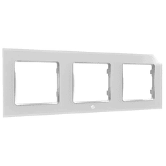 Espelho Triplo p/ Interruptores Shelly (Branco) - Shelly Wall Frame 3
