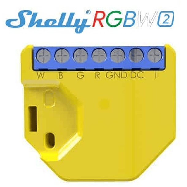 Módulo Controlador Inteligente Wi-FI p/ Fitas LED RGBW - Shelly RGBW2 1