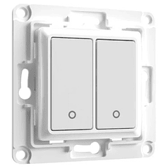 Interruptor de Parede 2 Botões p/ Módulos Shelly (Branco) - Shelly Wall Switch 2