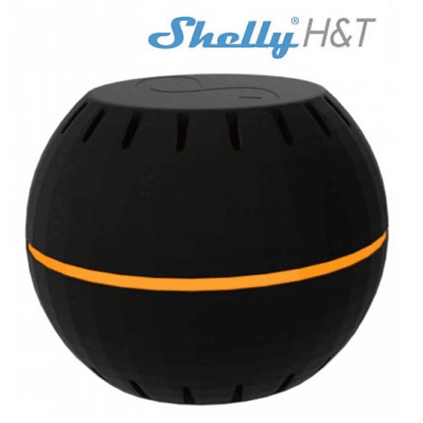 Monitor Ambiental de Temperatura e Humidade (Preto) - Shelly H&T 