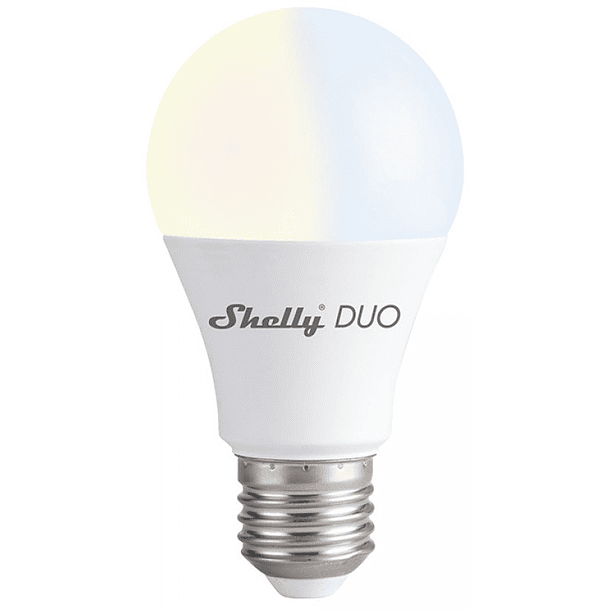 Lâmpada LED Duo E27 A60 Smart Wi-Fi 9W 2700~6500K 800Lm - Shelly Duo 