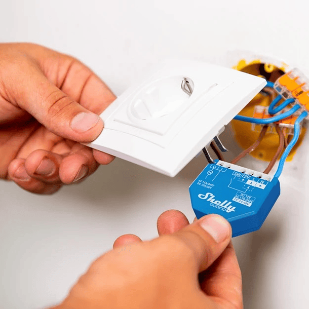 Módulo Interruptor p/ Automação Z-Wave 1 Canal 16A - Shelly Qubino Wave 1 4