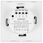 Interruptor Triplo Touch (3 Gang) Smart Wi-Fi+RF em Vidro de Encastrar (Branco) - Sonoff 2