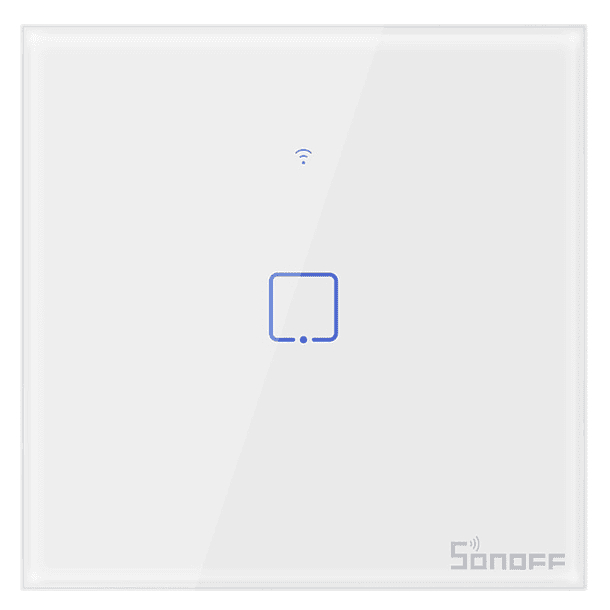 Interruptor de Parede Simples Táctil Inteligente Wi-Fi - Sonoff T1EU1C-TX 1
