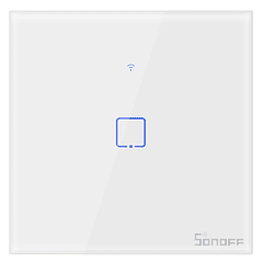 Interruptor de Parede Simples Táctil Inteligente Wi-Fi - Sonoff T0EU1C-TX