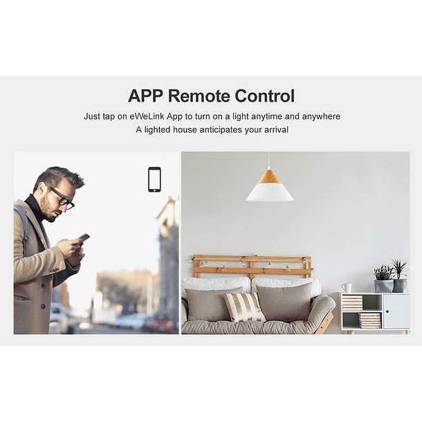 Interruptor de Parede Simples Táctil Inteligente Wi-Fi - Sonoff T0EU1C-TX 3