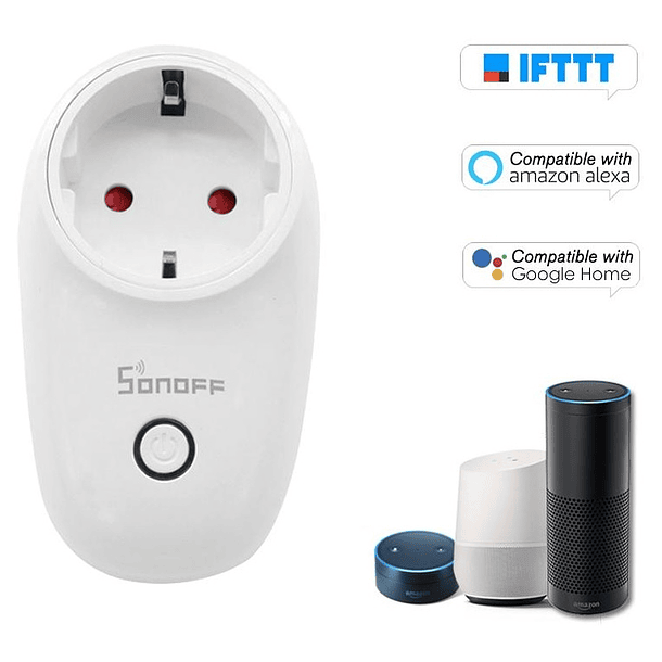 Tomada Zigbee (SMART PLUG) 2200W ANDROID/IOS - Sonoff S26 R2ZB 