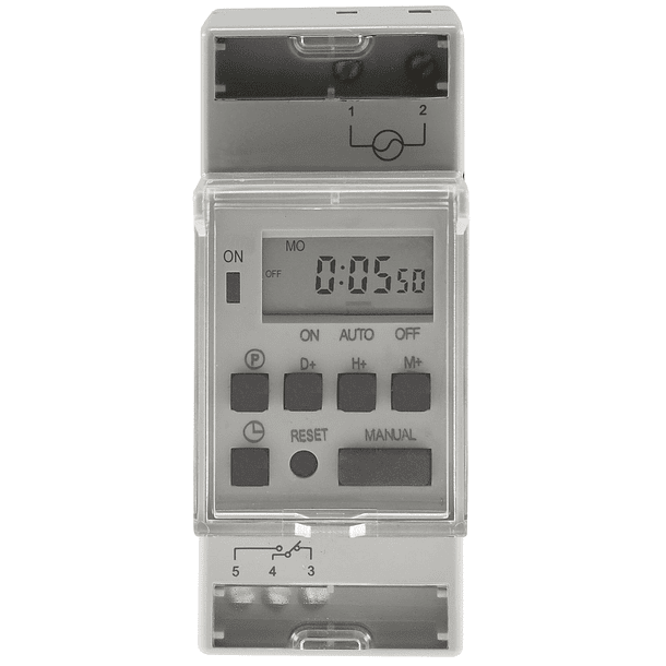 Temporizador Semanal Programável DIN Inteligente c/ Bluetooth 1