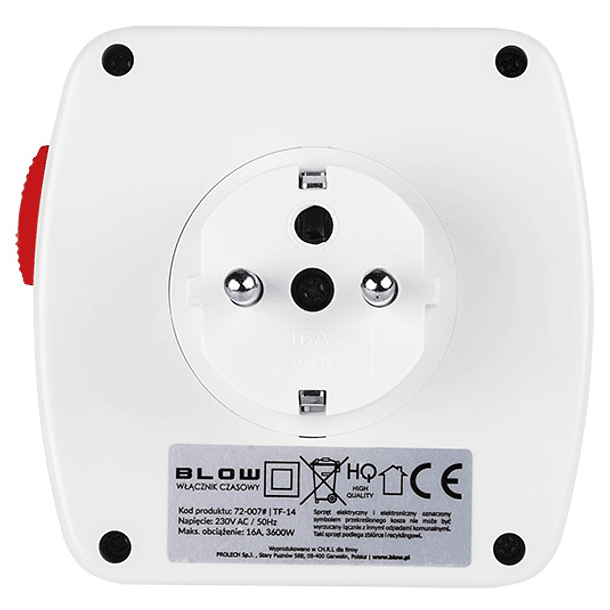 Temporizador Diário Analógico (3600W) - PEREL 2