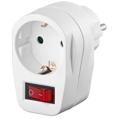 Tomada Eléctrica c/ 1 Saída + Interruptor