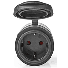 Tomada Eléctrica Exterior (IP44) Inteligente Smartlife Wi-Fi 16A - NEDIS 3