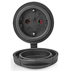 Tomada Eléctrica Exterior (IP44) Inteligente Smartlife Wi-Fi 16A - NEDIS 4