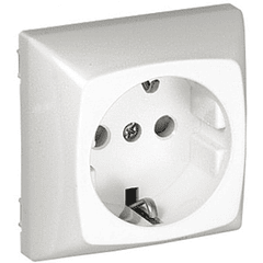 Tomada 2P+T Schuko c/ AP Série 47 (Branco) - EFAPEL