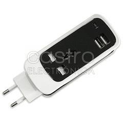 Tomada c/ 2 Saídas USB + Adaptador Ficha Inglesa (1,5 mts)