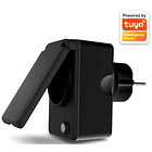 Tomada Inteligente Wi-Fi TUYA p/ Exterior (IPX4) - DENVER 1
