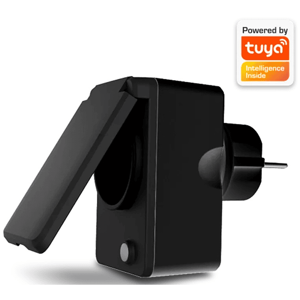 Tomada Inteligente Wi-Fi TUYA p/ Exterior (IPX4) - DENVER 1