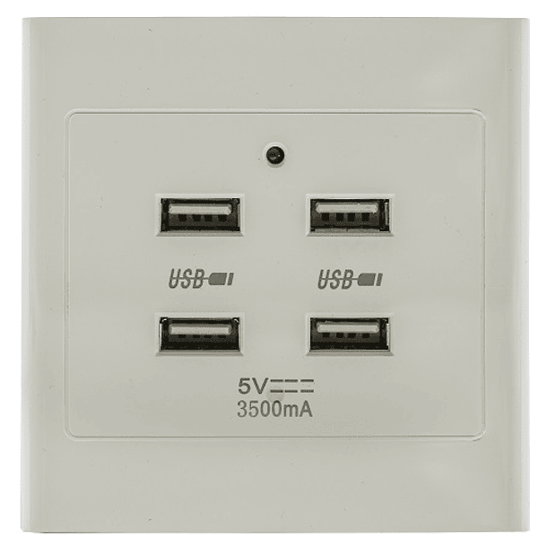 Tomada de Parede Saliente c/ 4 USB 1